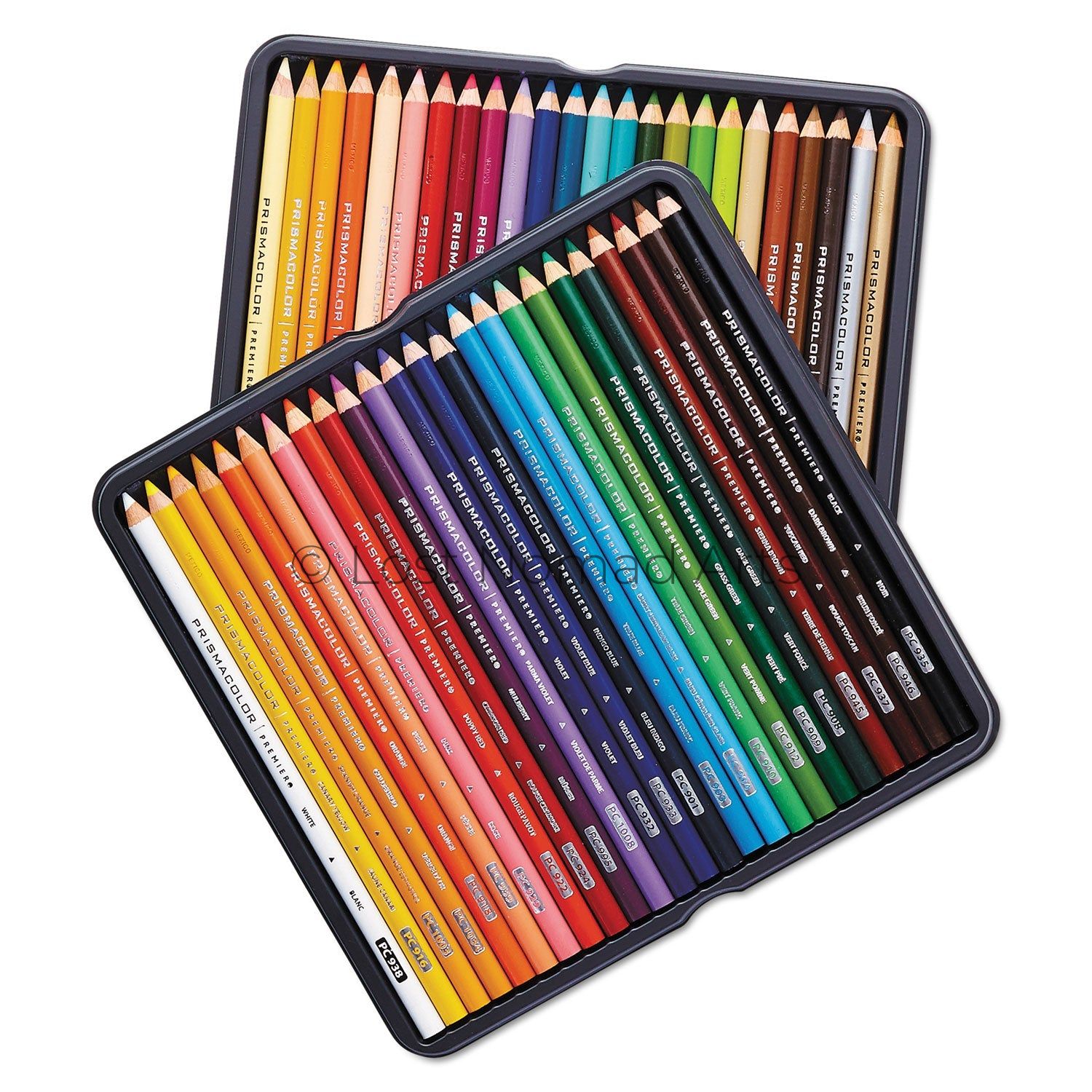 Prismacolor Premier Colored Pencil, 3 mm, 2B (#1), Assorted Lead/Barrel Colors, 48/Pack