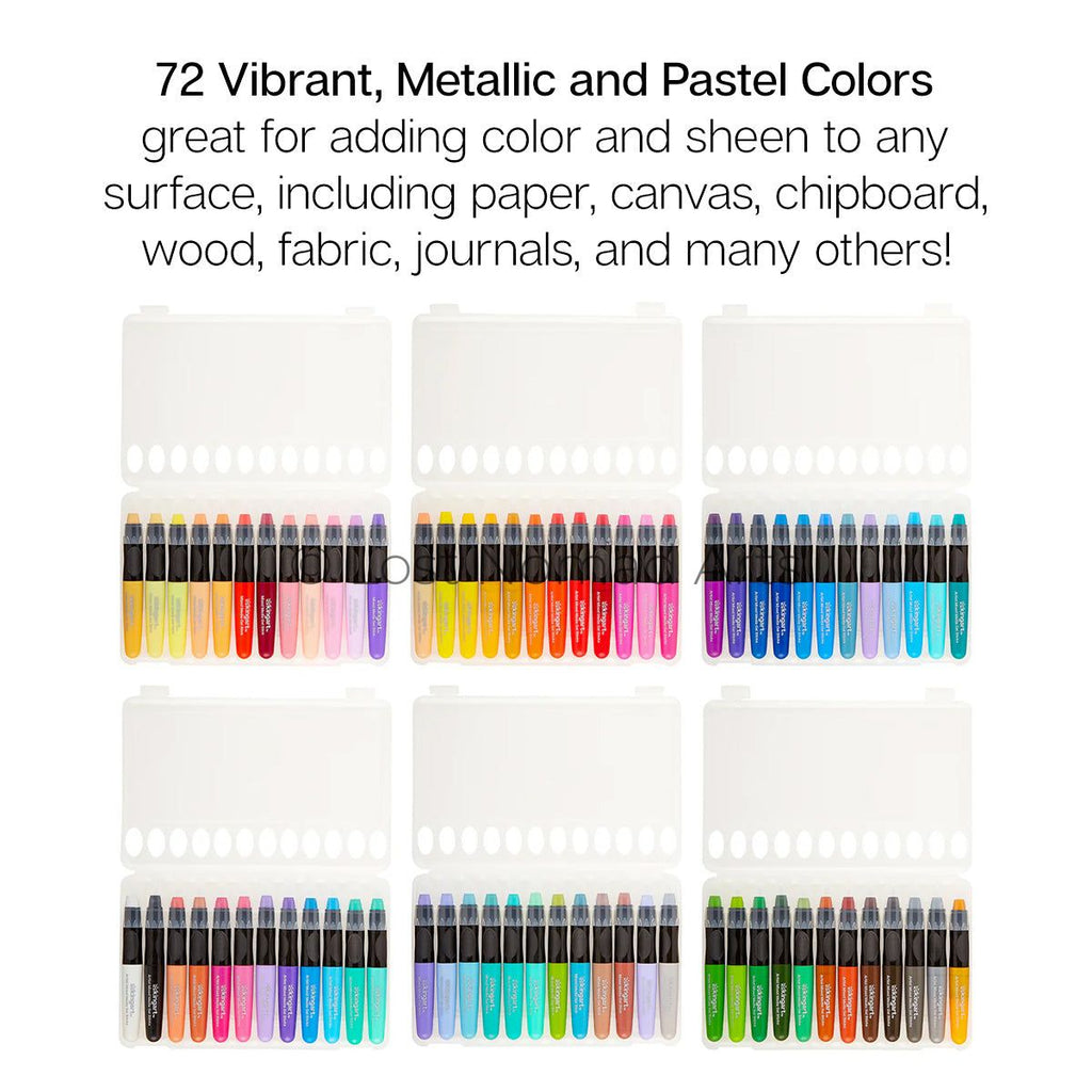 Mixed Media Gel Stick Crayons - 72 Colors